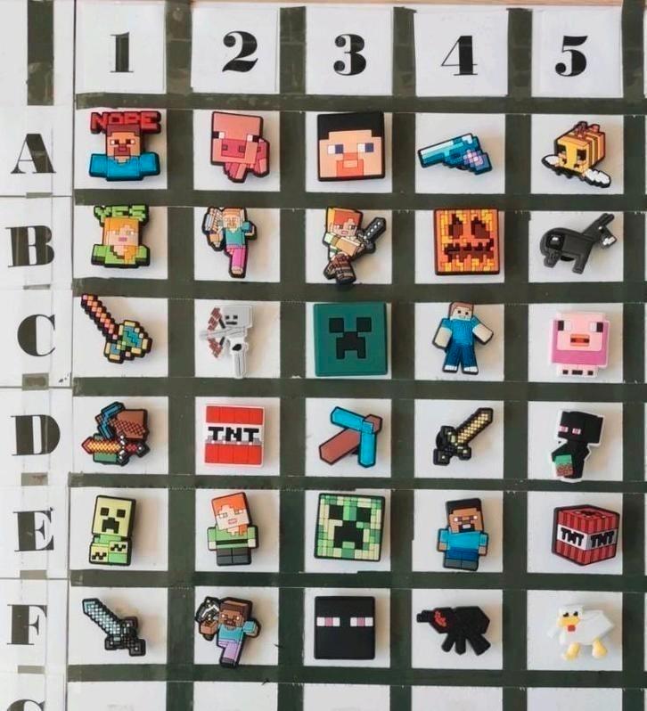 F: Minecraft Schoenbedels Pins voor de Crocs, Verzamelen, Speldjes, Pins en Buttons, Nieuw, Transport, Ophalen of Verzenden