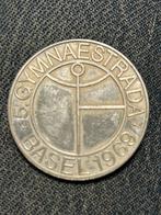 Penning/munt Zwitserland gymnaestrada 1969 zilver, Postzegels en Munten, Munten | Europa | Niet-Euromunten, Zilver, Overige landen