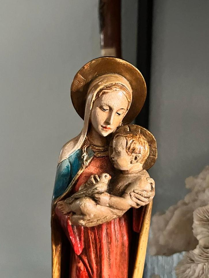 Maria met Kindje Jezus - Van Paridon - Genummerd, Antiek en Kunst, Antiek | Religie, Ophalen of Verzenden