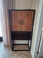 Goossens kast - Hout & Metaal, Ophalen, Gebruikt, 50 tot 100 cm, Metaal