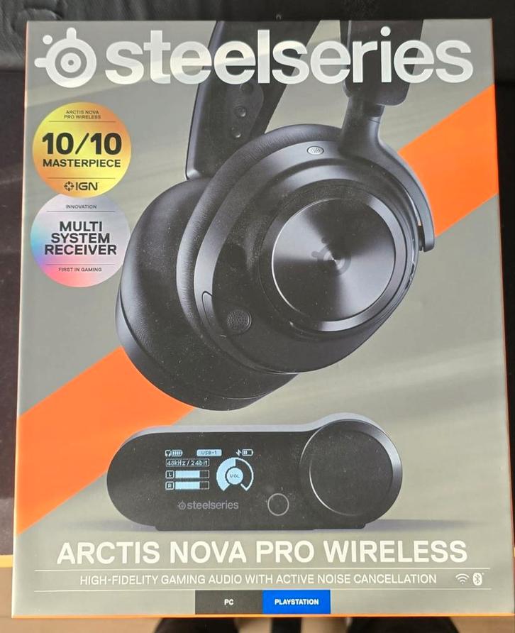 Steelseries Arctis Nova Pro Wireless - Zo goed als nieuw!, Computers en Software, Headsets, Zo goed als nieuw, Over-ear, Draadloos