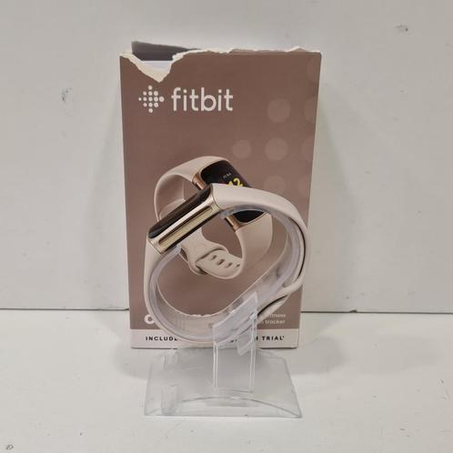 FitBit Charge 5 Soft Gold Stainless & Lunar White Band C, Sieraden, Tassen en Uiterlijk, Smartwatches, Zo goed als nieuw