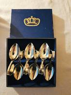 6 verzilverde amuselepels model Puntfilet, Antiek en Kunst, Antiek | Bestek, Ophalen of Verzenden