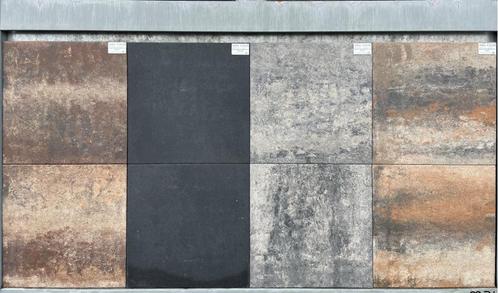 Topaanbieding Terrastegels Squaretops 60x60 in 4 kleuren, Tuin en Terras, Tegels en Klinkers, Nieuw, Terrastegels, Beton, 10 m² of meer