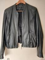 Echt Leren jasje maat 44,maat valt klein, Ophalen of Verzenden, Zo goed als nieuw, Maat 42/44 (L), Zwart