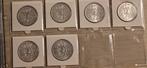 Collectie zilveren munten 35 stuks., Ophalen of Verzenden, Koningin Juliana