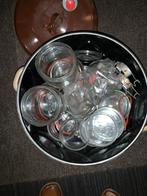 Weckketel met 8 weckflessen en weckringen, Huis en Inrichting, Ophalen, Gebruikt