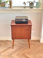 Vintage kastje teak hout platenspeler jaren 50/60, Huis en Inrichting, Kasten | Dressoirs, Ophalen, Gebruikt, Teakhout, 50 tot 100 cm