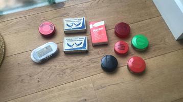 10 x oude doosjes voor typelinten beschikbaar voor biedingen