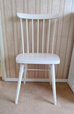 Witte Vintage stoel jaren 60, Huis en Inrichting, Ophalen, Zo goed als nieuw, Eén