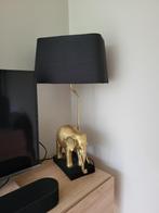Lamp olifant goud, Huis en Inrichting, Lampen | Tafellampen, Zo goed als nieuw, 50 tot 75 cm, Ophalen