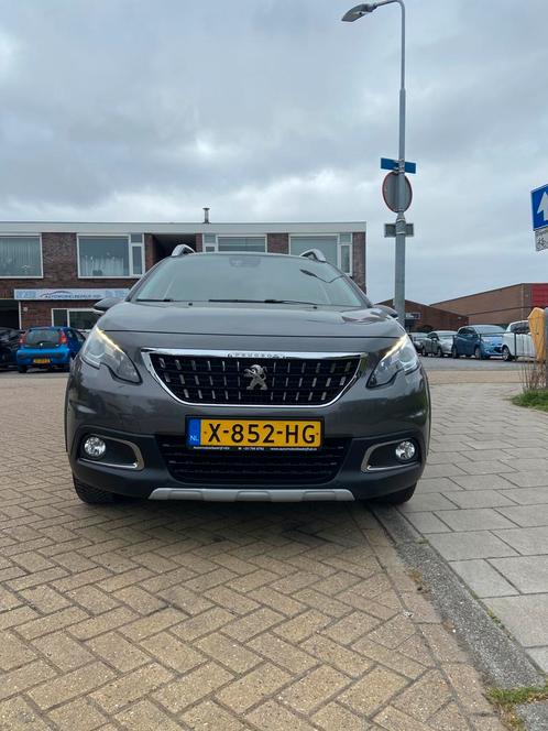 Peugeot 2008 1.2 VTI 81KW Eat6 2018 Grijs automaat, Auto's, Peugeot, Particulier, ABS, Achteruitrijcamera, Adaptieve lichten, Adaptive Cruise Control