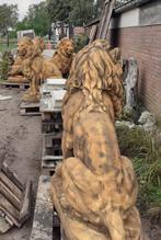 Set grote leeuwen, Tuin en Terras, Tuinbeelden, Ophalen of Verzenden, Nieuw, Beton, Dierenbeeld