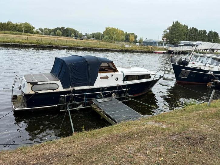 Valkkruiser 8.60m - Fijne boot!, Watersport en Boten, Motorboten en Motorjachten, Gebruikt, Staal, 6 tot 9 meter, Diesel, Binnenboordmotor