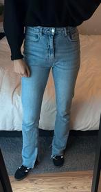 Gina tricot broek met split, Ophalen of Verzenden, Zo goed als nieuw, Blauw, W30 - W32 (confectie 38/40)