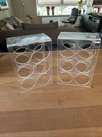 1980’s Italiaanse plexiglas wijnrekken 5 stuks, Huis en Inrichting, Woonaccessoires | Wijnrekken, Ophalen of Verzenden, Minder dan 50 cm