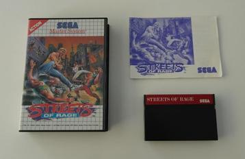 Streets Of Rage compleet voor Sega Master System beschikbaar voor biedingen