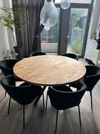 Eettafel Mango 150x150cm (Goosens), Huis en Inrichting, Tafels | Eettafels, Ophalen, Rond, Zo goed als nieuw, Vijf personen of meer