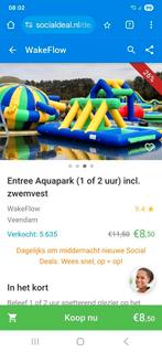 4 Tickets Aquapark Veendam, Twee personen