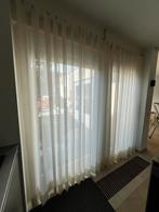 Gordijnen, transparant op knijpertjes, Ophalen, Zo goed als nieuw, Crème, 200 cm of meer