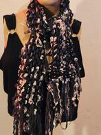 Dames sjaal zwart/roze/grijs, Kleding | Dames, Mutsen, Sjaals en Handschoenen, Gedragen, Ophalen of Verzenden, Sjaal
