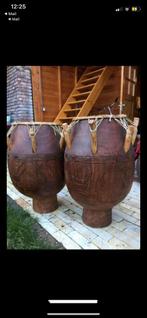 Twee djembee, Muziek en Instrumenten, Percussie, Ophalen of Verzenden, Zo goed als nieuw