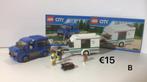 Lego city auto met caravan, Kinderen en Baby's, Speelgoed | Duplo en Lego, Ophalen of Verzenden