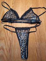 lingerie setje maat L, Verzenden, Zwart, Setje