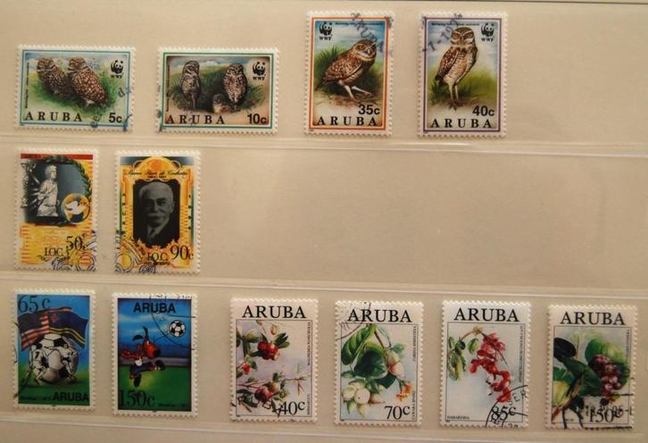 Aruba 134 t/m 147, zegels uit jaargang 1994., Postzegels en Munten, Postzegels | Nederlandse Antillen en Aruba, Gestempeld, Ophalen of Verzenden
