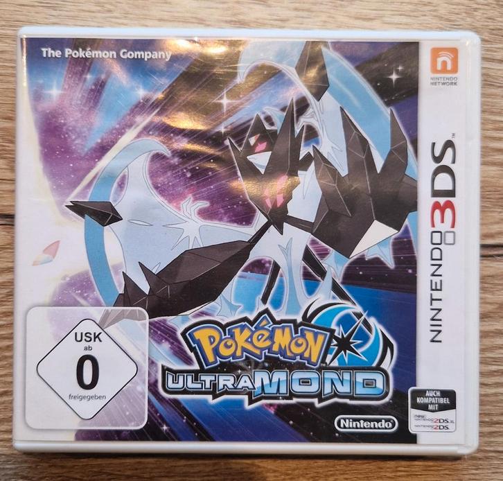Pokemon Ultra moon Nintendo 3ds compleet origineel, Spelcomputers en Games, Games | Nintendo 2DS en 3DS, Zo goed als nieuw, Role Playing Game (Rpg)
