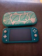 Nintendo Switch Lite Lichtblauw, Ophalen of Verzenden, Turquoise, Zo goed als nieuw, Met beschermhoes of tas
