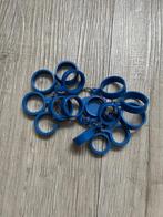 Pasringen, 18 tot 19, Kunststof, Blauw, Ophalen of Verzenden