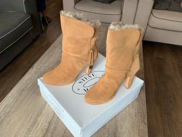 Suede enkellaarsjes van Steve Madden, maat 40 beschikbaar voor biedingen