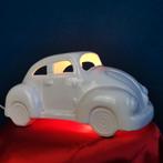 Vintage keramiek volkswagen VW kever beetle lamp tafellamp, Overige materialen, Ophalen of Verzenden, Zo goed als nieuw, West Germany keramiek vaas grote bureaulamp auto