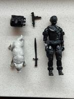 GI Joe Snake Eyes v2 1985 Compleet + Timber (gebroken poot?), Ophalen of Verzenden, Gebruikt