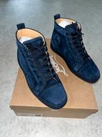 Louboutin Louis High Navy Suede 40.5, Kleding | Heren, Schoenen, Christian Louboutin, Blauw, Ophalen of Verzenden, Sneakers of Gympen