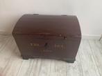 Antieke dekenkist reiskist uit 1868, Huis en Inrichting, Woonaccessoires | Kisten, Ophalen, Minder dan 50 cm, 50 tot 100 cm, 50 tot 75 cm
