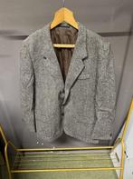 Vintage Harris Tweed Pitlochry heren blazer - Bruin Wol XL, Ophalen of Verzenden, Maat 56/58 (XL), Bruin, Zo goed als nieuw