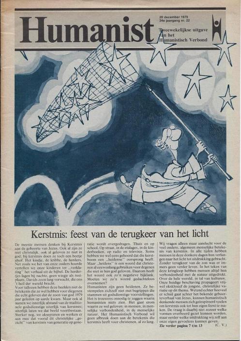 Humanist - 20 december 1979., Boeken, Tijdschriften en Kranten, Zo goed als nieuw, Muziek, Film of Tv, Ophalen of Verzenden