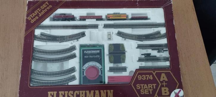 Fleischmann Piccolo startset 9374 A + B, Hobby en Vrije tijd, Modeltreinen | N-Spoor, Gebruikt, Treinset, Fleischmann, Ophalen of Verzenden