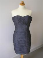Mooie grijze strapless cocktailjurk maat 36., H&M, Nieuw, Cocktailjurk, Ophalen of Verzenden