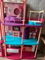 Barbiehuis! 1 meter hoog, vraagt om mee gespeeld te worden, Kinderen en Baby's, Gebruikt, Ophalen of Verzenden