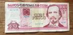 Cuba 100 pesos 2013 circulatie nominaal 4€ 041219, Postzegels en Munten, Los biljet, Ophalen of Verzenden, Noord-Amerika