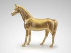 UNIEK XXXXL Future Horse PEGASUS Art design polyresin gold, Antiek en Kunst, Ophalen
