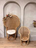 Rotan stoel groot en klein, Ophalen, Poppenhuis