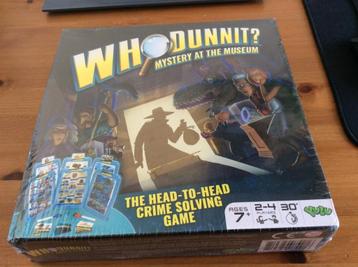 Who Dunnit? Mystery at the Museum. gezelschapsspel. nieuw beschikbaar voor biedingen