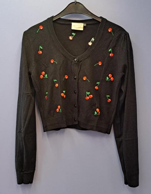 Banned Vintage Inspired kersen cardigan vestje maat M 48949, Kleding | Dames, Truien en Vesten, Zo goed als nieuw, Maat 38/40 (M)