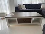 Salontafel donker eikenhout, Ophalen, Eikenhout, 50 tot 100 cm, Zo goed als nieuw