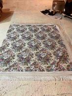 Vintage brocante sprei foulard bloemen 244/146