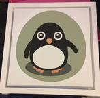 3 x unieke lijsten (36x36x4) met pinguin, ijsbeer & zeehond, Ophalen, Nieuw, Wanddecoratie